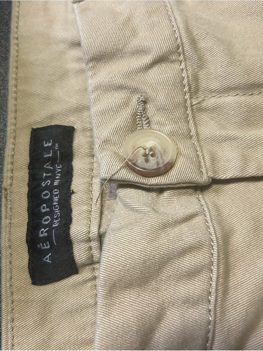 Aeropostale Women’s Khaki Chino Jegging Pants 8 Reg
